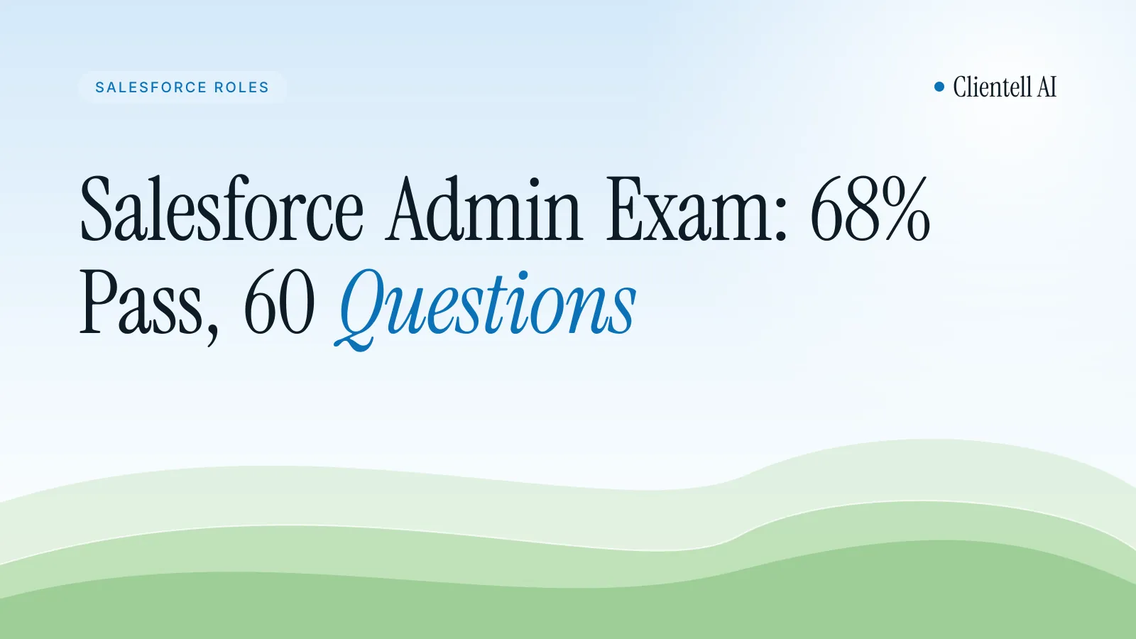 Salesforce Admin Certification Passing Score (2026)